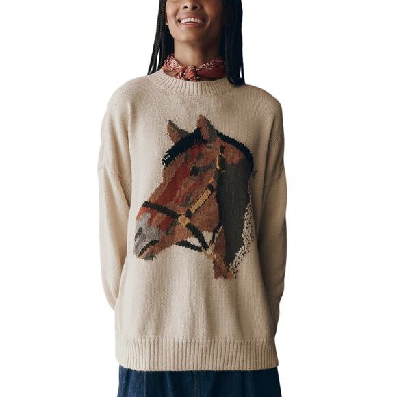 THE GREAT. Sweaters - The Great Cozy Beige Stable Sweater Size 0